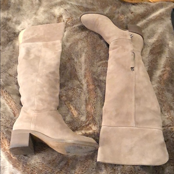 Rag & Bone over the knee suede boots - Picture 2 of 8